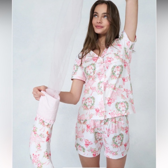 Roller Rabbit x LoveShackFancy Merry Monkey Beaux PJs - Picture 3 of 4